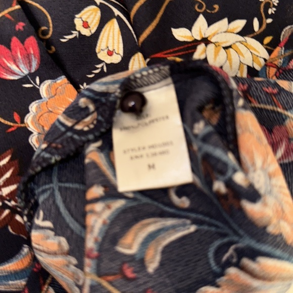 Navy Blue Floral Print Dress from Lulu - Picture 9 of 11